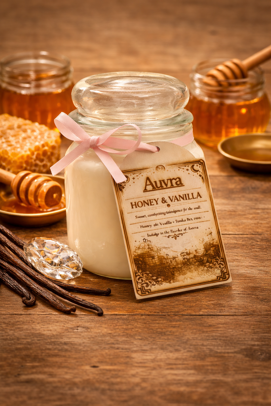 Honey & Vanilla Candle 600ml